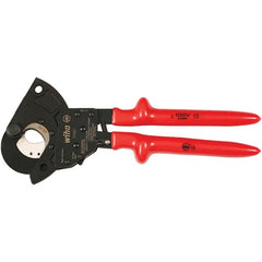 Wiha - 13.9" OAL, 10-20 AWG Capacity, Cable Cutter - Exact Industrial Supply