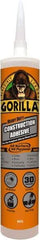 Gorilla Glue - White, Cartridge Silyl Terminated Polyether Construction Adhesive - -40 to 200°F Service Temperature, Indoor & Outdoor - Exact Industrial Supply