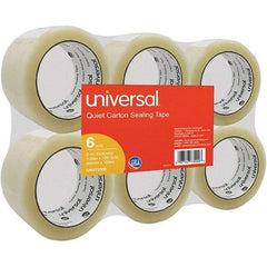 UNIVERSAL - 48mm Wide x 2mm Thick x 100m Long, 73000 Box Sealing & Label Protection Tape - Clear - Exact Industrial Supply