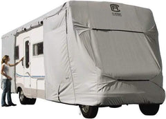 Classic Accessories - Polyester RV Protective Cover - 29 to 32' Long x 122" High, Gray - Exact Industrial Supply