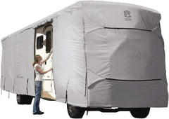 Classic Accessories - Polyester RV Protective Cover - 37 to 40' Long x 140" High, Gray - Exact Industrial Supply