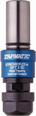 Tapmatic - 63/64" Straight Shank Diam Rigid Tapping Adapter - #8 to 1/2" Tap Capacity, 2.7165" Projection, Through Coolant - Exact Industrial Supply