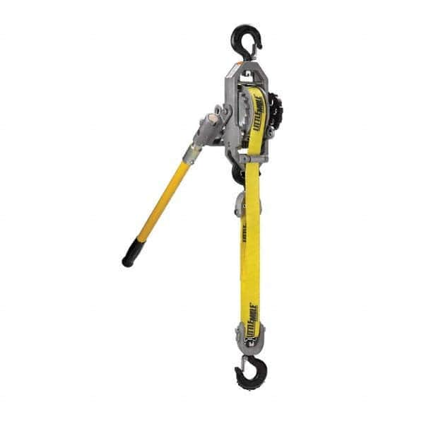 Little Mule - 3,000 Lb Capacity, 14' Lift Height, Strap Manual Lever Hoist - Exact Industrial Supply