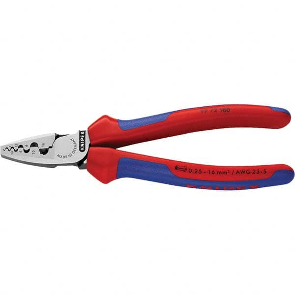 Knipex - Crimpers Type: Crimping Pliers Style: Crimping Pliers for End Sleeves (Ferrules) - Exact Industrial Supply