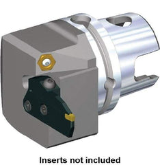 Kennametal - Beyond Evolution Blade Insert, 48mm Head Length, Modular Grooving Blade Holder Head - Right Hand Cut, System Size KM63TS, Through Coolant, Series Beyond Evolution - Exact Industrial Supply