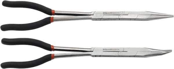 GearWrench - 2 Piece Long Reach Plier Set - Exact Industrial Supply