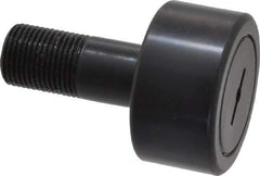 Accurate Bushing - 1-7/8" Roller Diam x 1" Width, 3/4" Stud Diam x 1-3/4" Length, Stud Cam Follower - Steel, 7/8" Thread Length, 3/4-16 Thread, 2-3/4" OAL, 7,870 Lb Dynamic Cap, 7,950 Lb Static Cap - Exact Industrial Supply