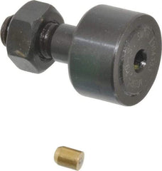 Accurate Bushing - 19mm Roller Diam x 11mm Width, 8mm Stud Diam x 20mm Length, Sealed Stud Cam Follower - Steel, 10mm Thread Length, M8x1.25 Thread, 32mm OAL, 4,250 N Dynamic Cap, 4,600 N Static Cap - Exact Industrial Supply