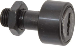 Accurate Bushing - 22mm Roller Diam x 12mm Width, 10mm Stud Diam x 23mm Length, Sealed Stud Cam Follower - Steel, 12mm Thread Length, M10x1 Thread, 36mm OAL, 5,700 N Dynamic Cap, 6,500 N Static Cap - Exact Industrial Supply