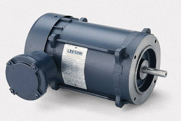 Leeson - 15 hp Explosion Proof Motor - J56C NEMA Frame, 115/208-230 Volts, 72% Efficiency at Full Load - Exact Industrial Supply