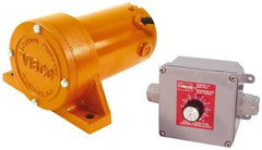 Vibco - 1 Phase, 1.3 Amp, 115 Volt, 6-3/4" Long, Electric Vibrators - 0 to 100 Lbs. Force, 68 Decibels - Exact Industrial Supply