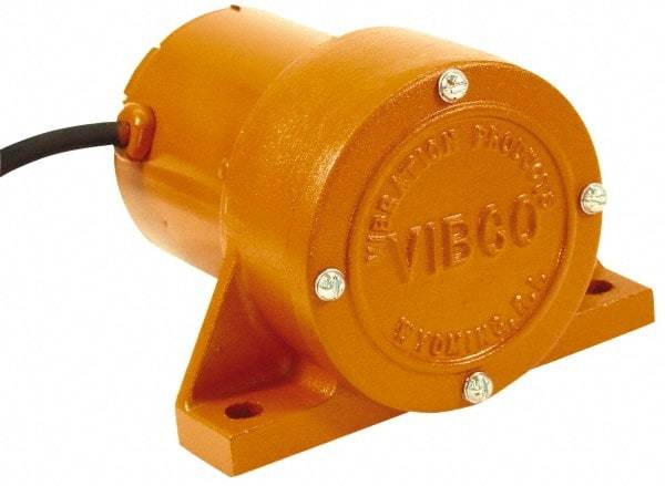 Vibco - 1 Phase, 1.4 Amp, 115 Volt, 5" Long, Electric Vibrators - 0 to 20 Lbs. Force, 45 Decibels - Exact Industrial Supply