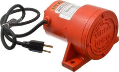 Vibco - 1 Phase, 1.7 Amp, 115 Volt, 5-3/8" Long, Electric Vibrators - 0 to 80 Lbs. Force, 50 Decibels - Exact Industrial Supply