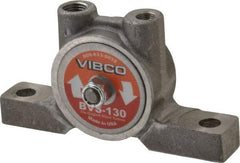 Vibco - 75 Lb. Force, 5-1/2 Cubic Feet per Minute, 10,500 RPM, 67 Decibel, Pneumatic Vibrator - 4-7/8" Long x 1-7/8" Wide x 2-3/4" High, 1/8 Port Inlet, 1/4 Port Outlet - Exact Industrial Supply
