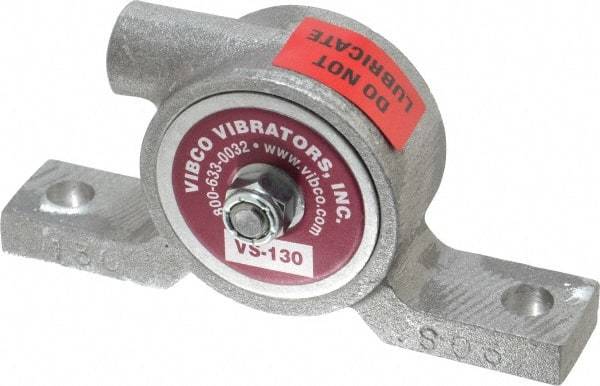 Vibco - 75 Lb. Force, 5-1/2 Cubic Feet per Minute, 10,500 RPM, 67 Decibel, Pneumatic Vibrator - 4-7/8" Long x 15/16" Wide x 2-5/16" High, 1/8 Port Inlet - Exact Industrial Supply