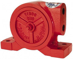 Vibco - 600 Lb. Force, 20 Cubic Feet per Minute, 6,500 RPM, 78 Decibel, Pneumatic Vibrator - 6-5/8" Long x 2-1/8" Wide x 4-7/8" High, 3/8 Port Inlet, 3/8 Port Outlet - Exact Industrial Supply