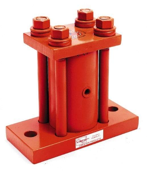 Vibco - 13 Cubic Feet per Minute, 5,200 RPM, 80 Decibel, Pneumatic Vibrator - 6" Long x 3" Wide x 7-1/2" High, 1/4 Port Inlet, 1/4 Port Outlet - Exact Industrial Supply