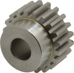 Boston Gear - 12 Pitch, 1.667" Pitch Diam, 20 Tooth Spur Gear - 3/4" Face Width, 5/8" Bore Diam, 1.32" Hub Diam, 14.5° Pressure Angle, Steel - Exact Industrial Supply