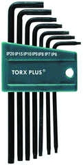 7 Piece - IP6; IP7; IP8; IP9; IP10; IP15; IP20 - TorxPlus L-Key Long Arm Set - Exact Industrial Supply