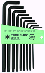 9 Piece - IP8; IP9; IP10; IP15; IP20; IP25; IP27; IP30; IP40 - TorxPlus L-Key Long Arm Set - Exact Industrial Supply