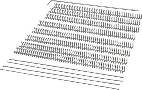 Value Collection - Conveyor Belt Lacing - 12" OAL x 12" Belt Width, 1/8 to 5/32" Belt - Exact Industrial Supply