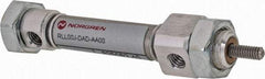 Norgren - 1/2" Stroke x 5/16" Bore Double Acting Air Cylinder - 10-32 Port, 5-40 Rod Thread - Exact Industrial Supply