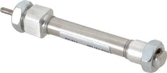 Norgren - 1/2" Stroke Single Acting Air Cylinder - 10-32 Port, 10-32 Rod Thread - Exact Industrial Supply