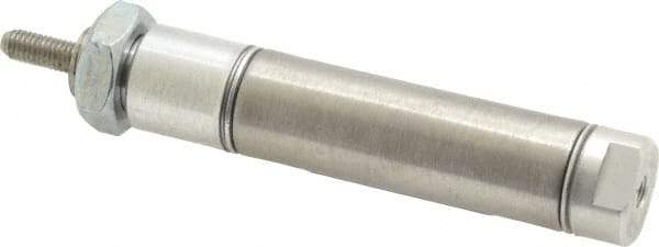 Norgren - 1" Stroke x 9/16" Bore Double Acting Air Cylinder - 10-32 Port, 10-32 Rod Thread - Exact Industrial Supply