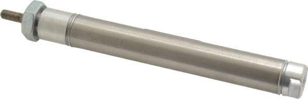 Norgren - 3" Stroke x 9/16" Bore Double Acting Air Cylinder - 10-32 Port, 10-32 Rod Thread - Exact Industrial Supply