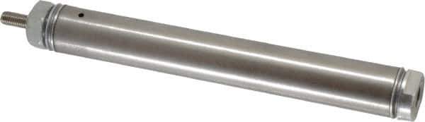 Norgren - 3" Stroke x 3/4" Bore Single Acting Air Cylinder - 1/8 Port, 1/4-28 Rod Thread - Exact Industrial Supply