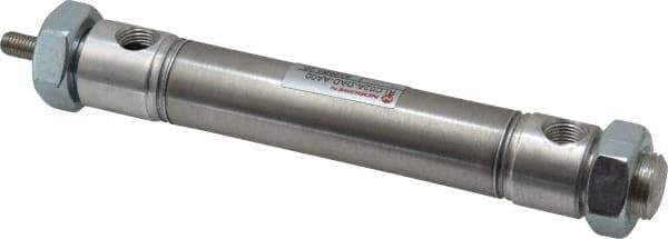 Norgren - 3" Stroke x 3/4" Bore Double Acting Air Cylinder - 1/8 Port, 1/4-28 Rod Thread - Exact Industrial Supply