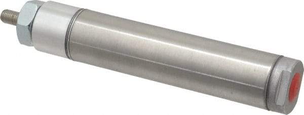 Norgren - 3" Stroke x 1-1/16" Bore Double Acting Air Cylinder - 1/8 Port, 5/16-24 Rod Thread - Exact Industrial Supply