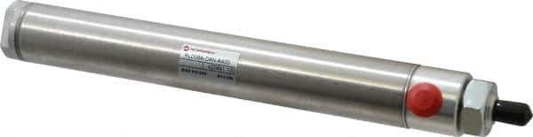 Norgren - 6" Stroke x 1-1/16" Bore Double Acting Air Cylinder - 1/8 Port, 5/16-24 Rod Thread - Exact Industrial Supply