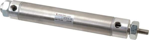 Norgren - 4" Stroke x 1-1/16" Bore Double Acting Air Cylinder - 1/8 Port, 5/16-24 Rod Thread - Exact Industrial Supply