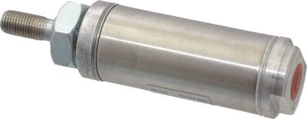 Norgren - 1" Stroke x 1-1/4" Bore Single Acting Air Cylinder - 1/8 Port, 7/16-20 Rod Thread - Exact Industrial Supply