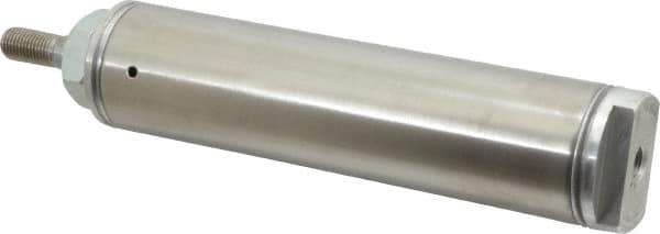 Norgren - 3" Stroke x 1-1/2" Bore Single Acting Air Cylinder - 1/8 Port, 7/16-20 Rod Thread - Exact Industrial Supply