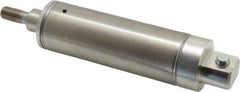 Norgren - 2" Stroke x 1-1/2" Bore Single Acting Air Cylinder - 1/8 Port, 7/16-20 Rod Thread - Exact Industrial Supply