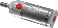 Norgren - 1" Stroke x 1-1/2" Bore Double Acting Air Cylinder - 1/8 Port, 7/16-20 Rod Thread - Exact Industrial Supply