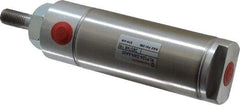 Norgren - 2" Stroke x 1-1/2" Bore Double Acting Air Cylinder - 1/8 Port, 7/16-20 Rod Thread - Exact Industrial Supply