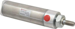 Norgren - 3" Stroke x 1-1/2" Bore Double Acting Air Cylinder - 1/8 Port, 7/16-20 Rod Thread - Exact Industrial Supply