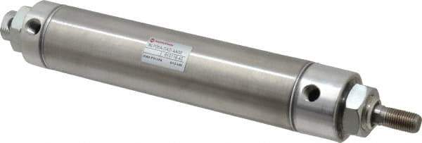 Norgren - 5" Stroke x 1-1/2" Bore Double Acting Air Cylinder - 1/8 Port, 7/16-20 Rod Thread - Exact Industrial Supply