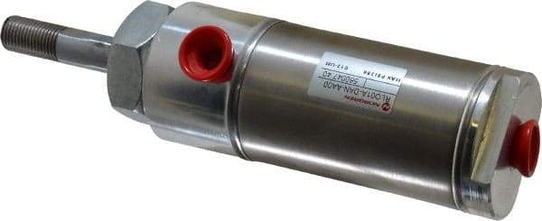 Norgren - 1" Stroke x 1-3/4" Bore Double Acting Air Cylinder - 1/4 Port, 1/2-20 Rod Thread - Exact Industrial Supply