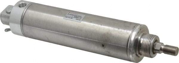 Norgren - 3" Stroke x 2" Bore Single Acting Air Cylinder - 1/4 Port, 1/2-20 Rod Thread - Exact Industrial Supply