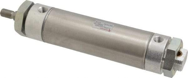 Norgren - 4" Stroke x 2" Bore Double Acting Air Cylinder - 1/4 Port, 1/2-20 Rod Thread - Exact Industrial Supply
