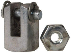 Norgren - Air Cylinder Piston Rod Clevis - For 5/16" Air Cylinders, Use with Norgren Nonrepairable Air Cylinders - Exact Industrial Supply