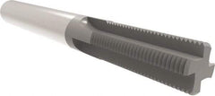 Allied Machine and Engineering - #2-56 UN, 0.065" Cutting Diam, 3 Flute, Solid Carbide Helical Flute Thread Mill - Internal/External Thread, 1/8" LOC, 39mm OAL, 3mm Shank Diam - Exact Industrial Supply