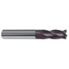 16mm Dia. x 92mm Overall Length 4-Flute Square End Solid Carbide SE End Mill-Round Shank-Center Cut-Firex - Exact Industrial Supply