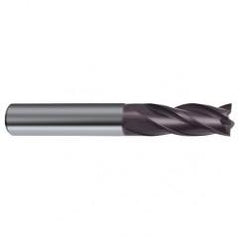 16mm Dia. x 92mm Overall Length 4-Flute Square End Solid Carbide SE End Mill-Round Shank-Center Cut-Firex - Exact Industrial Supply