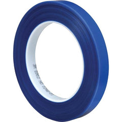 3M - 72 Yd x 12" Blue Polyester Film Tape - Exact Industrial Supply