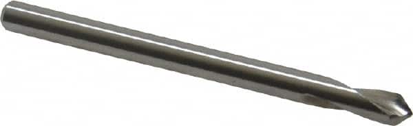 Walter-Titex - 4mm Body Diam, 90°, 52mm OAL, Cobalt Spotting Drill - Exact Industrial Supply